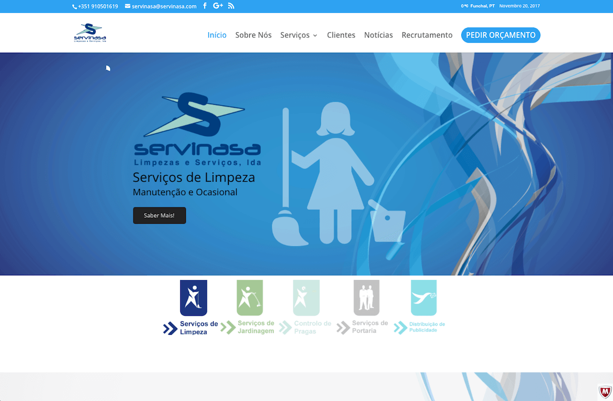Lançamento do site Servinasa!