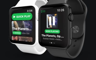 Spotify começa a testar seu app para Apple Watch