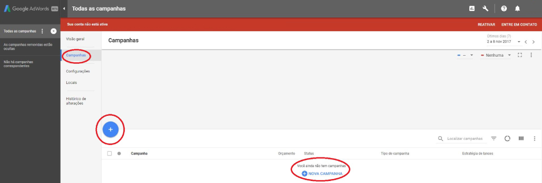 Como Criar campanha no Google Ads