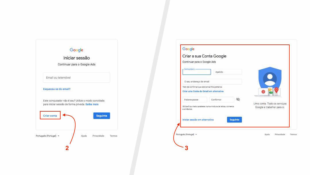 Create Account Google Ads