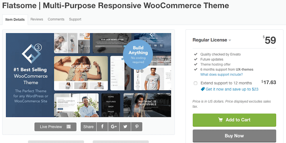 Template WordPress Flatsome