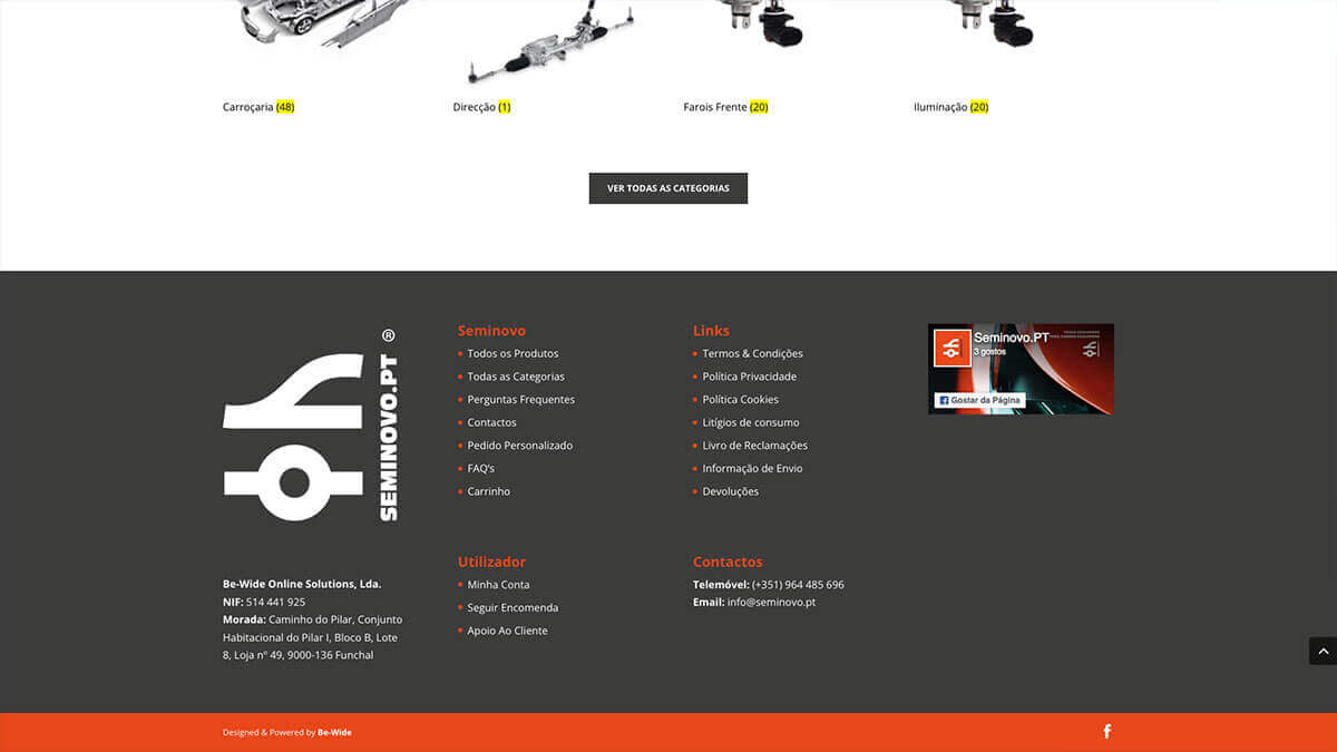 Website BMW Madeira Motores