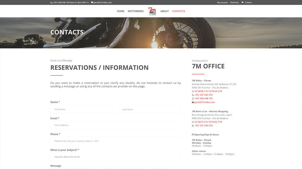 Website Usados Madeira Motores